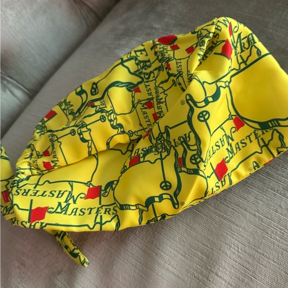 Masters Surgical hat with Green and Red Designs. - Picture 4 of 6